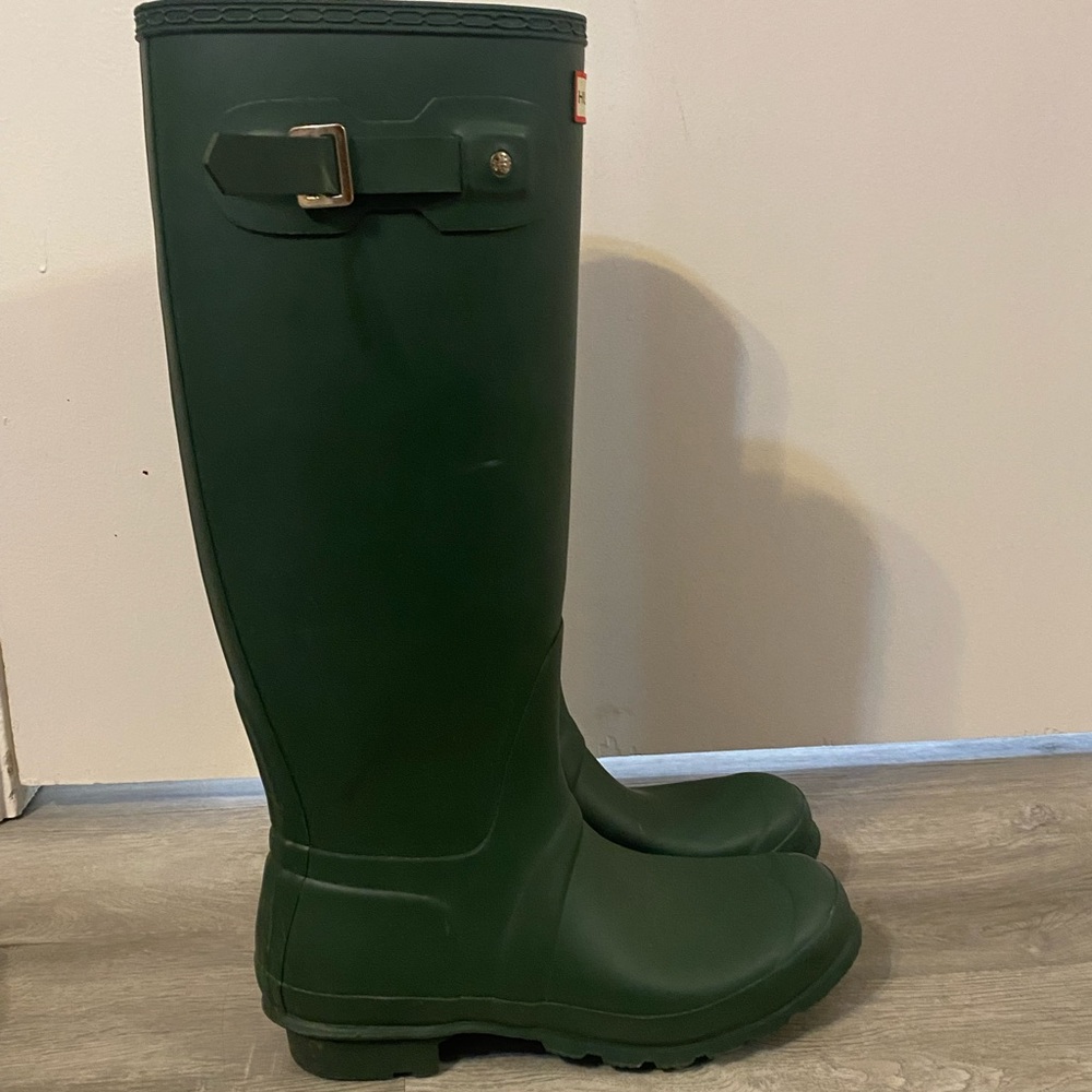 Forest Green Hunter Rain Boots